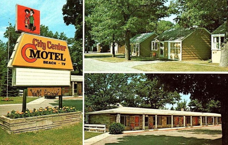 City Center Motel - Vintage Postcard (newer photo)